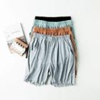 Band-waist Lettuce Edge Lounge Shorts