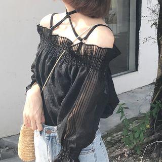 3/4-sleeve Lace Top / Camisole