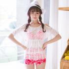 Set : Printed Bikini + Cover-up