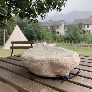 Thickening Wool Solid Color Painter Hat