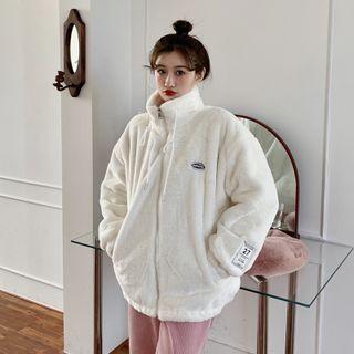 Long-sleeve Fleece Lined Logo Jacket