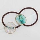 Glitter Transparent Disc Hair Tie