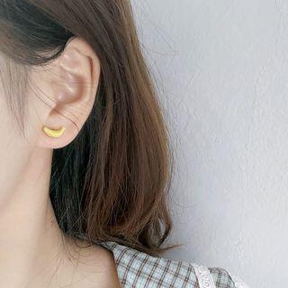 Banana Stud Earring As Shown In Figure - One Size