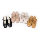 Square-toe Mary-jane Mules