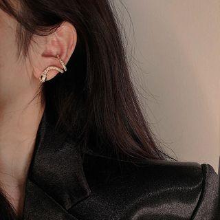 Rhinestone Snake Ear Cuff Earring