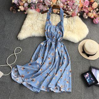 Floral Halter Dress