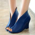 Peep Toe Wedges