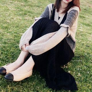 Set: Knit Long-sleeve Dress