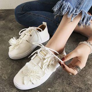 Flower-accent Sneakers
