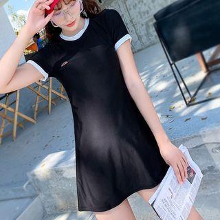Short-sleeve Swimdress Set