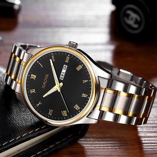 Metal Luminous Quartz Watch