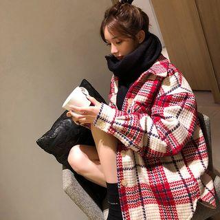 Plaid Oversized Jacket