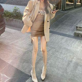 Double-breasted Blazer Khaki - M