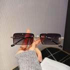 Rectangle Alloy Sunglasses