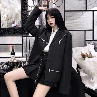 Zip Detail Blazer