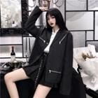 Zip Detail Blazer