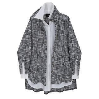 Tweed Shirt Gray - One Size