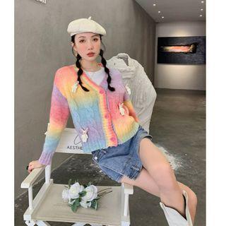 Rabbit Ombre Cardigan