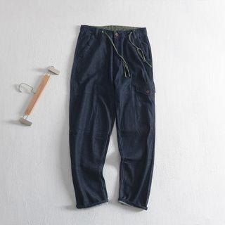 Straight Leg Jeans Blue - 33