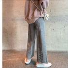 Striped Sweater / Cable Knit Pants