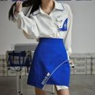 Front-pocket Shirt / Mini Skirt