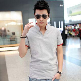 V-neck Polo Shirt
