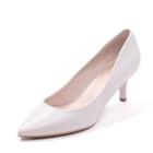 Pointy-toe Genuine Leather Pumps