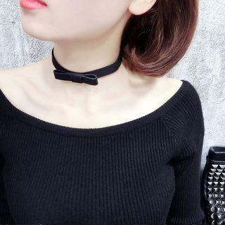 Plain Bow Choker