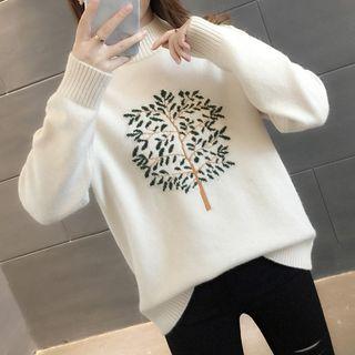 Tree Jacquard Sweater