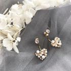 Faux Pearl Dangle Earring 1x1b4 - As Shown In Figure - One Size