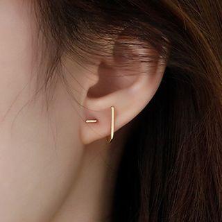 925 Sterling Silver Simplest Earrings
