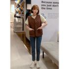 Button-down Quilted Vest