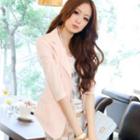 3/4-sleeve Single-breasted Blazer