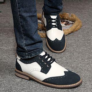 Color Block Oxfords