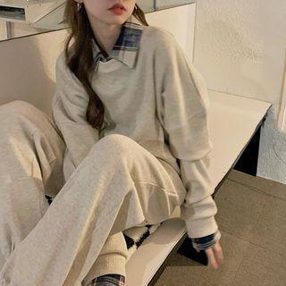 Plaid Shirt / Sweatshirt / Sweatpants