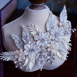 Wedding Rhinestone Branches Headpiece As Shown In Figure - One Size