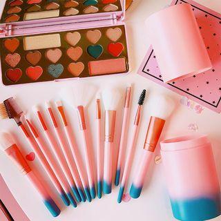 Makeup Brush Set (12 Pcs + Case)