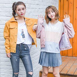 Plain Corduroy Jacket
