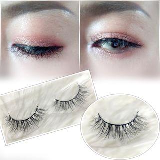 False Eyelashes (11-12 Mm)  - One Size