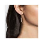 Rhinestone Moon Drop Earrings