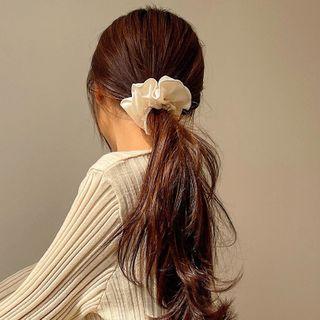 Plain Satin Scrunchy Hair Tie