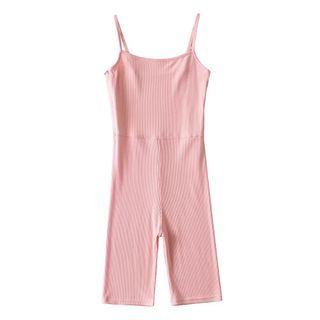 Plain Knit Jumpsuit