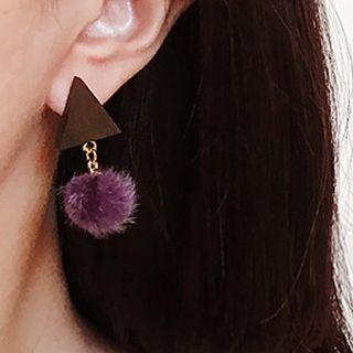 Bobble Triangle Earring