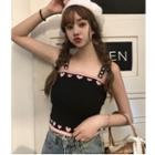 Heart Print Knit Camisole