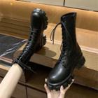 Lace Up Platform Boots