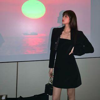 Strapless A-line Dress / Blazer