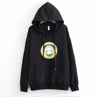 Monster Print Hoodie