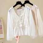 Knit Panel Top