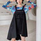 Long-sleeve Print T-shirt / Jumper Dress