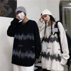 Couple Matching Tie-dye Long-sleeve Sweater